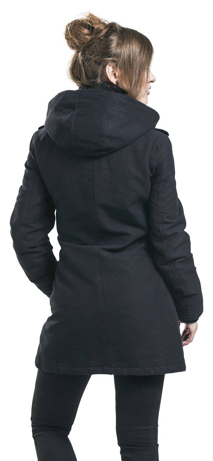 EMP Winterjacke schwarz von Black Premium by EMP 50% Rabatt mit kostenlosem Versand
