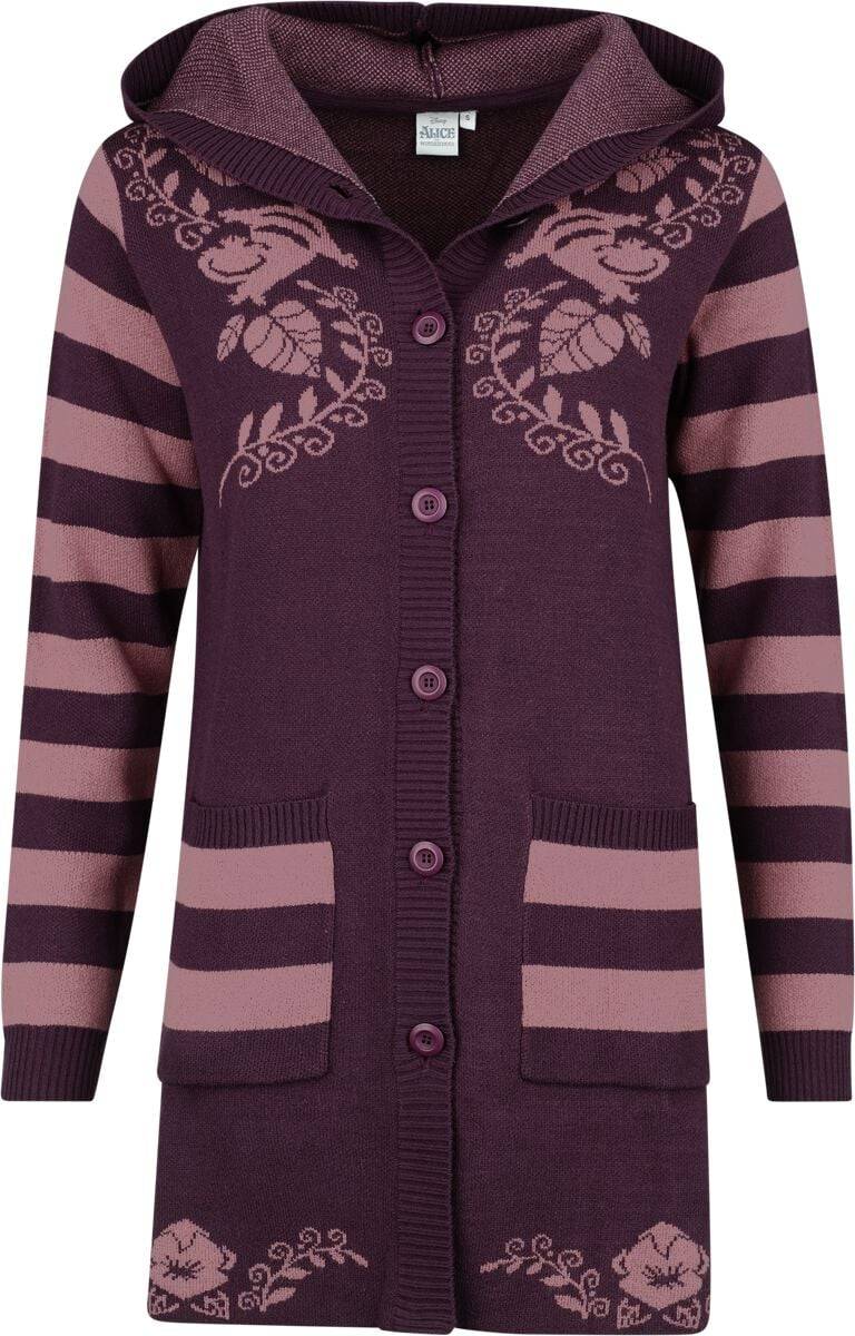 EMP "Grinsekatze" Cardigan lila von Alice im Wunderland