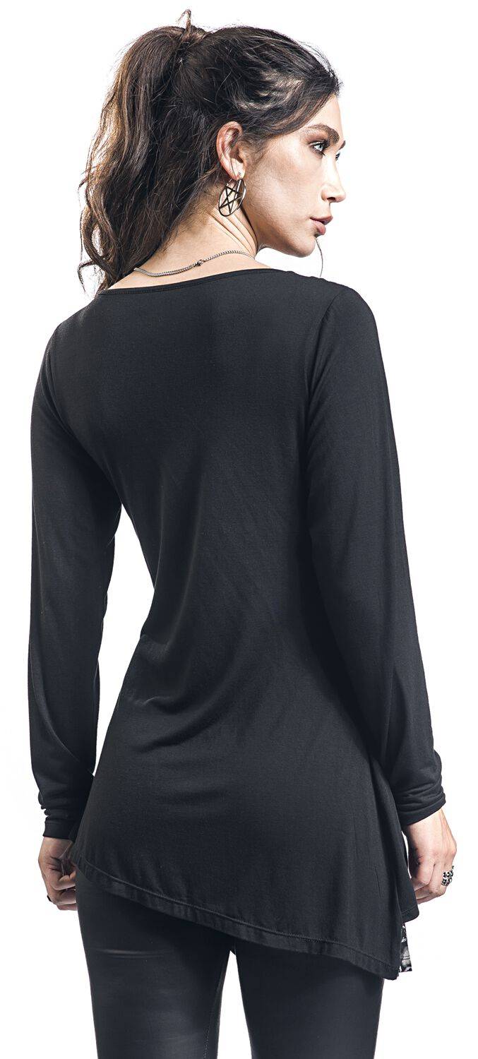 EMP Langarmshirt schwarz von Black Premium by EMP Schlussverkauf