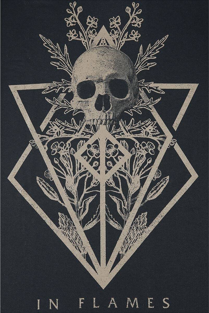 EMP "Skull" T-Shirt schwarz von In Flames Schlussverkauf