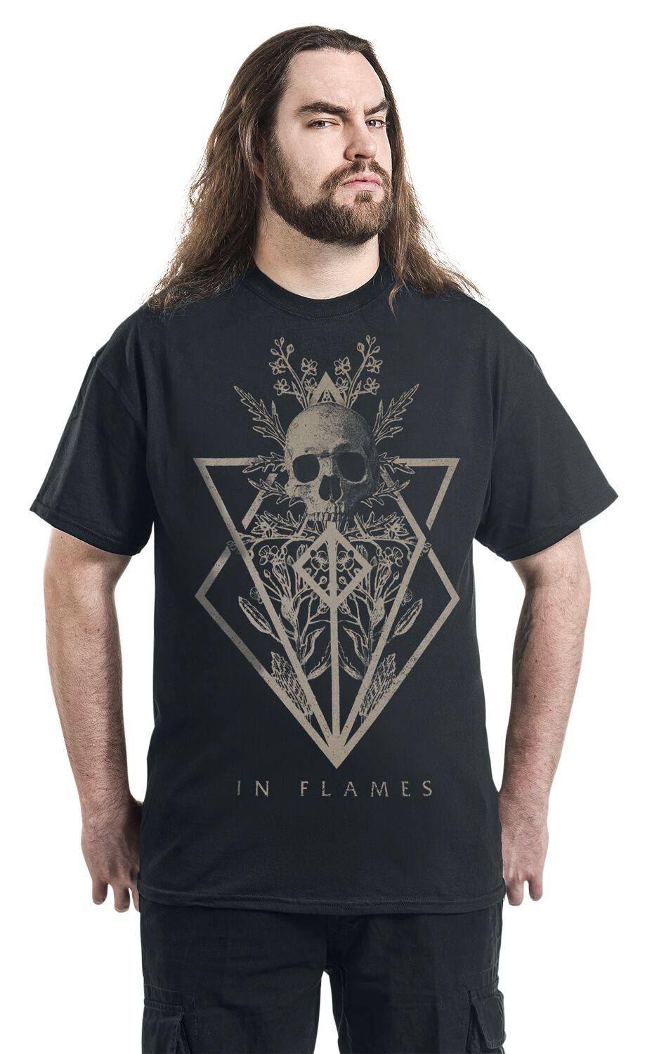 EMP "Skull" T-Shirt schwarz von In Flames Schlussverkauf