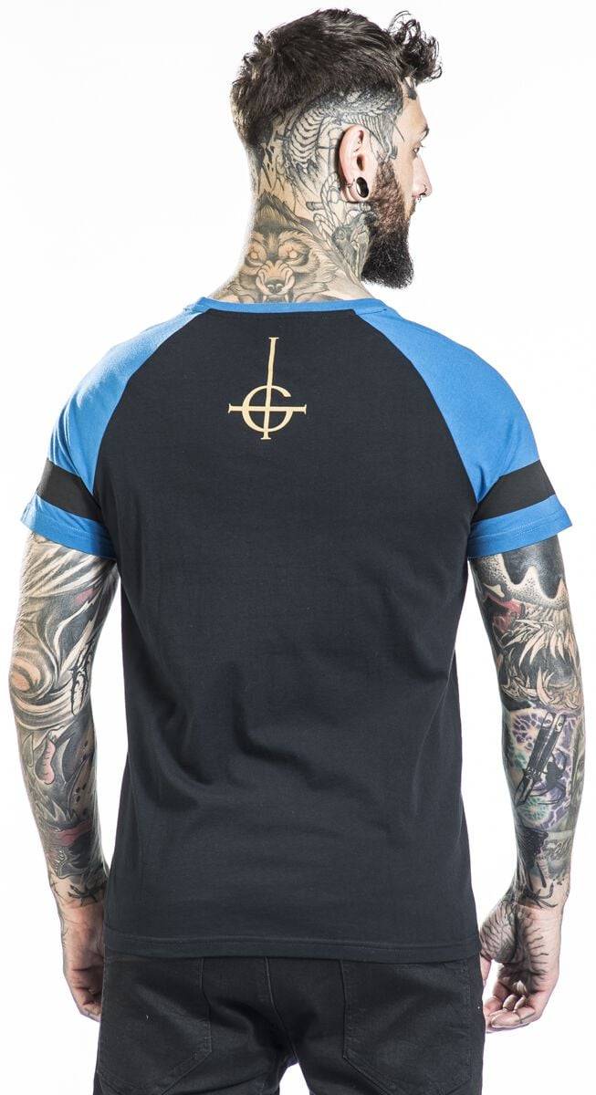 EMP "EMP Signature Collection" T-Shirt schwarz/blau von Ghost Fabrikverkauf