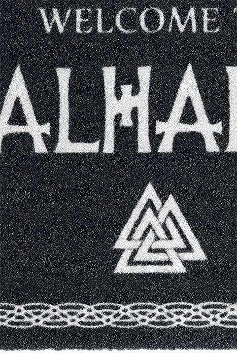 EMP "Welcome to Valhalla" Fußmatte schwarz/weiß von Welcome to Valhalla Günstiger Verkauf
