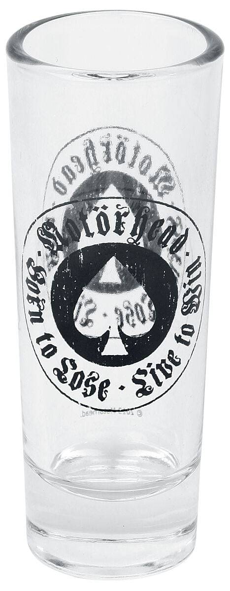 EMP "Motörhead Logo" Schnapsglas-Set klar von Motörhead Günstiger Verkauf