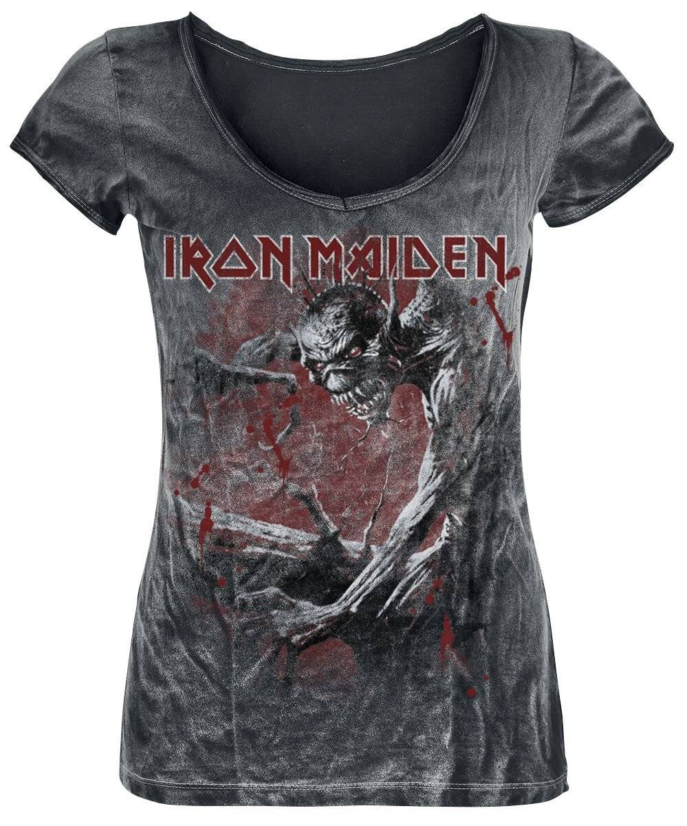 EMP "Fear Of The Dark Vintage" T-Shirt schwarz/used look von Iron Maiden