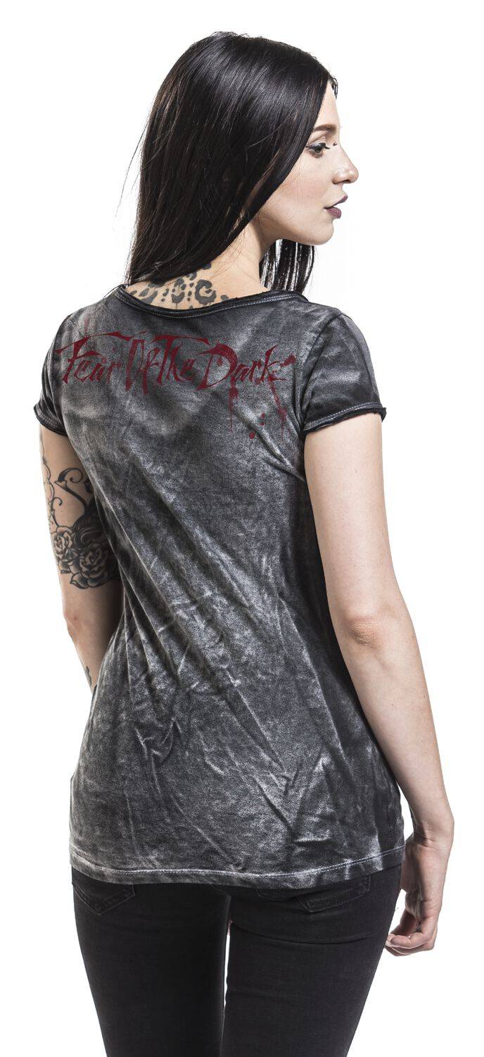EMP "Fear Of The Dark Vintage" T-Shirt schwarz/used look von Iron Maiden Outlet