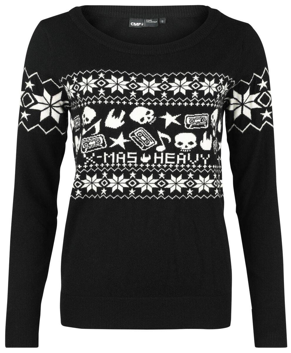 EMP Weihnachtspullover schwarz von EMP Special Collection