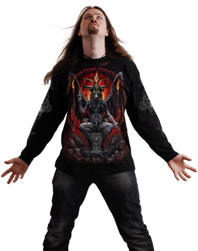 EMP "Baphomet" Langarmshirt schwarz von Spiral Rabatt