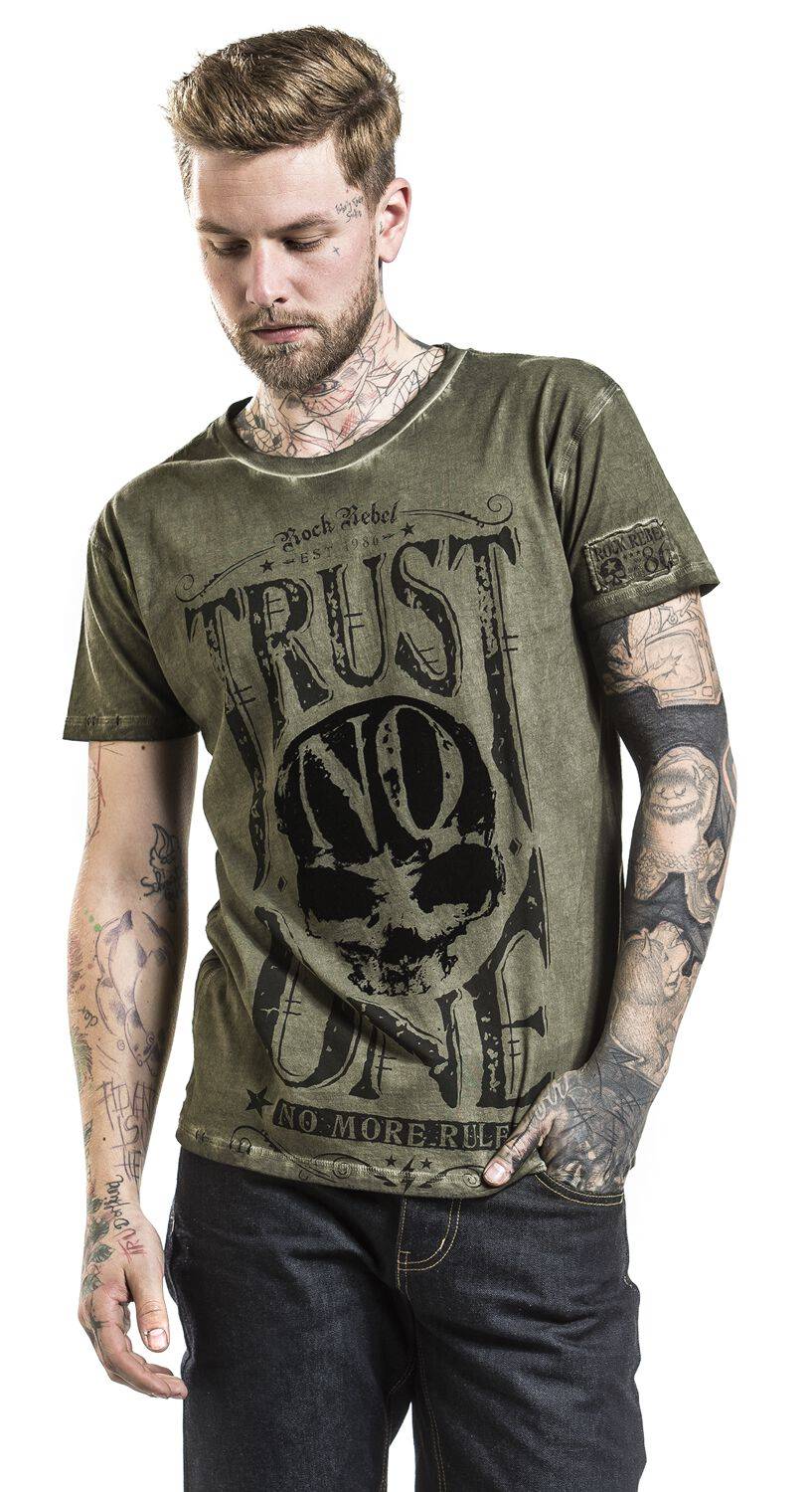 EMP T-Shirt grün von Rock Rebel by EMP Verkauf