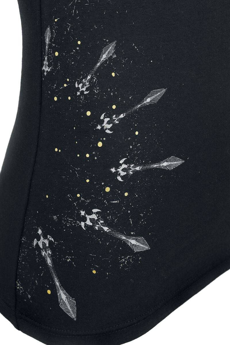 EMP Top schwarz von Rock Rebel by EMP im Angebot