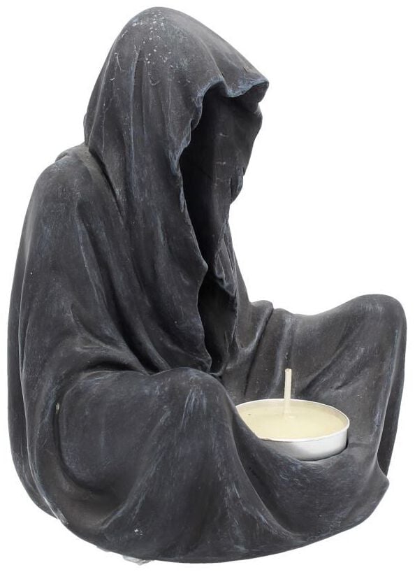 EMP "Final Flame" Kerzenständer schwarz von Nemesis Now Günstiger Verkauf