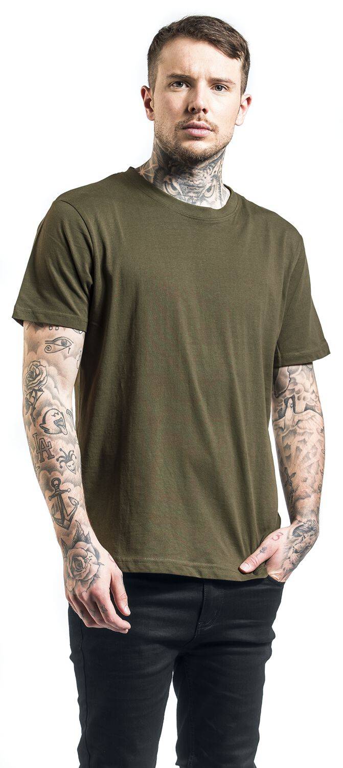 EMP "Premium T-Shirt" T-Shirt oliv von Brandit Fabrikverkauf