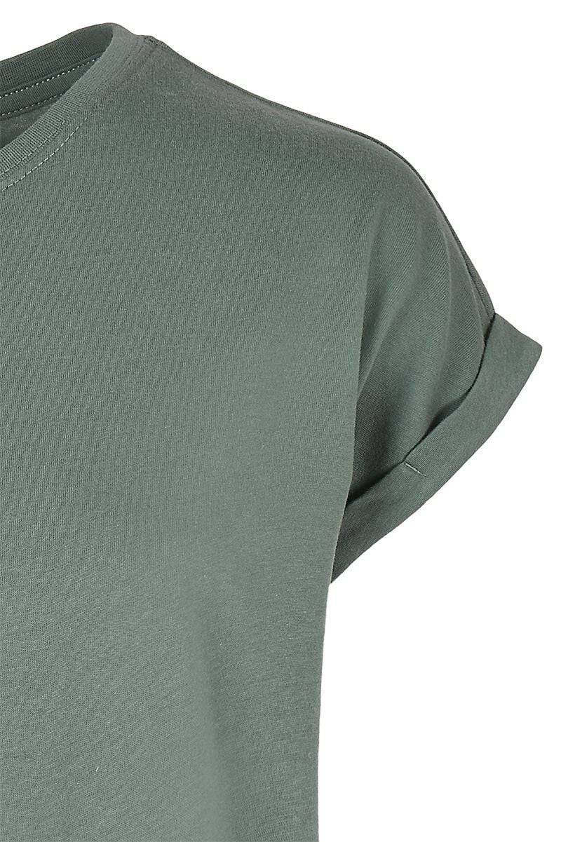 EMP "Ladies Extended Shoulder Tee" T-Shirt grün von Urban Classics Outlet