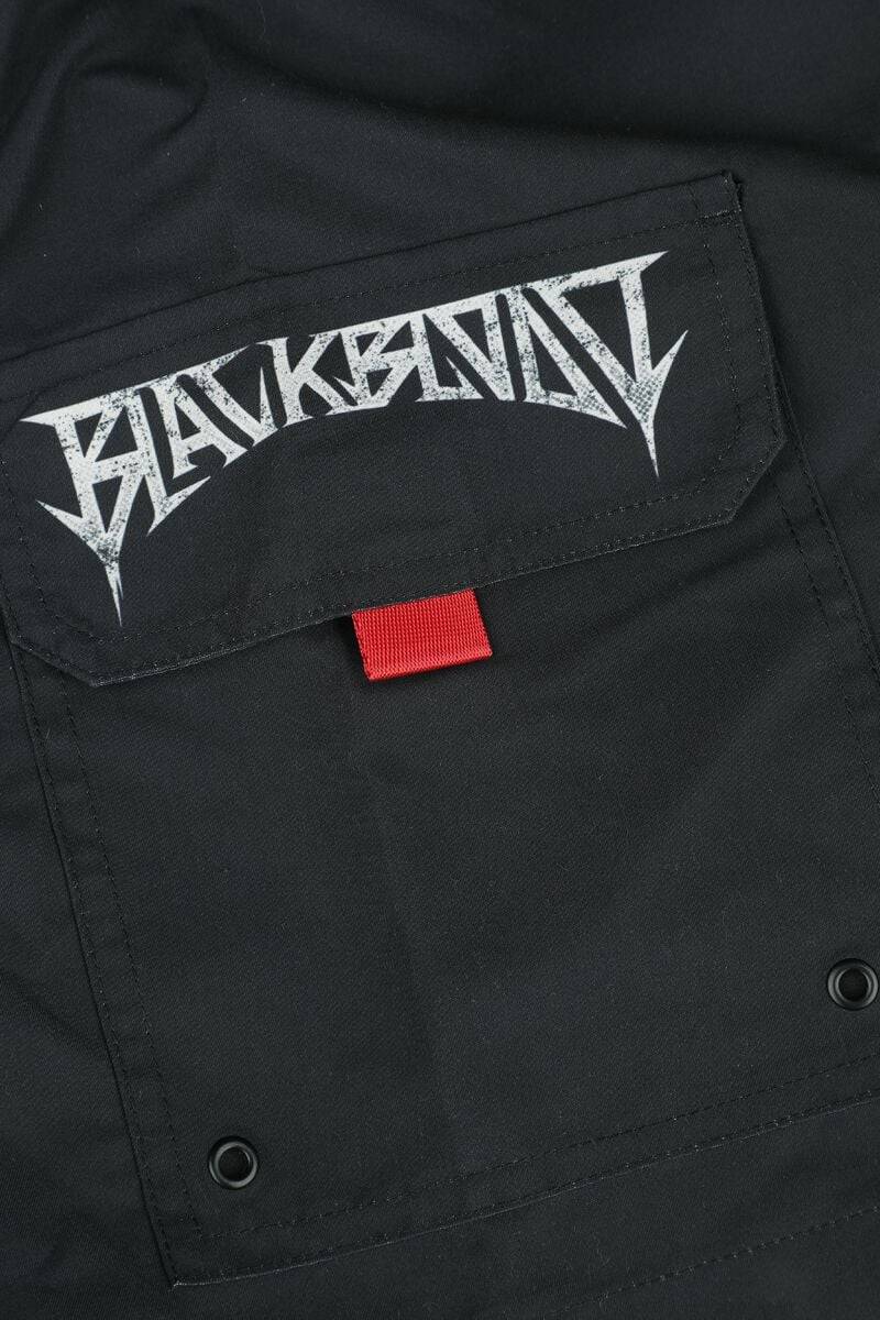 EMP Badeshort schwarz von Black Blood by Gothicana Auslauf