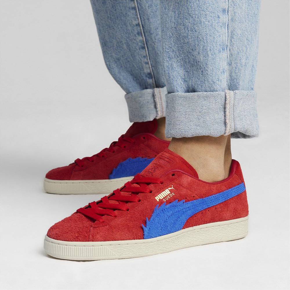 EMP "PUMA x ONE PIECE Suede" Sneaker rot von Puma Hotsell