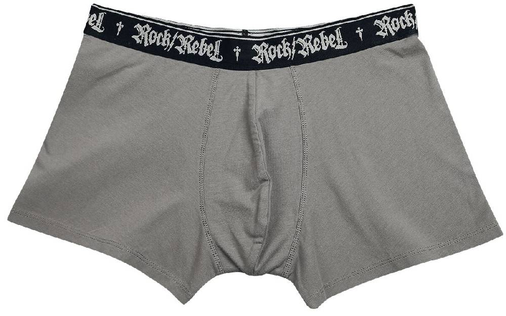 EMP Boxershort-Set grau von Rock Rebel by EMP Blitzverkäufe