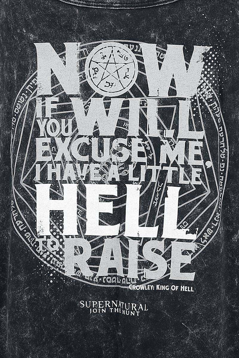 EMP "Hell To Raise" Top schwarz von Supernatural Outlet