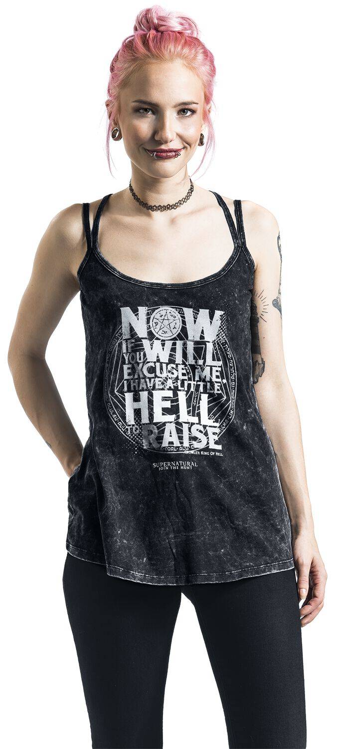 EMP "Hell To Raise" Top schwarz von Supernatural Outlet