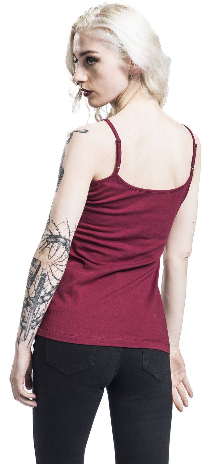 EMP Top bordeaux von Gothicana by EMP Auslauf