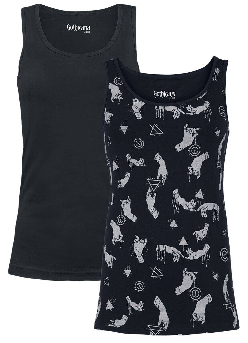 EMP Top schwarz von Gothicana by EMP
