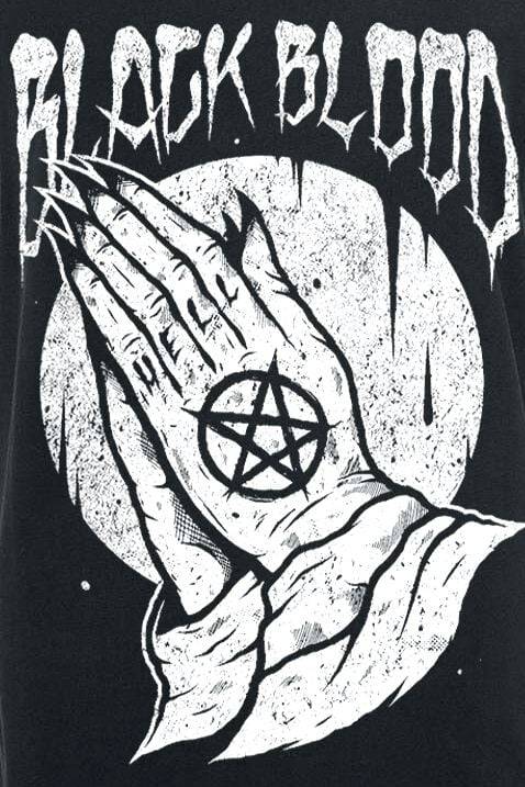 EMP "Praying Hands" Tank-Top schwarz von Black Blood by Gothicana Hotsell