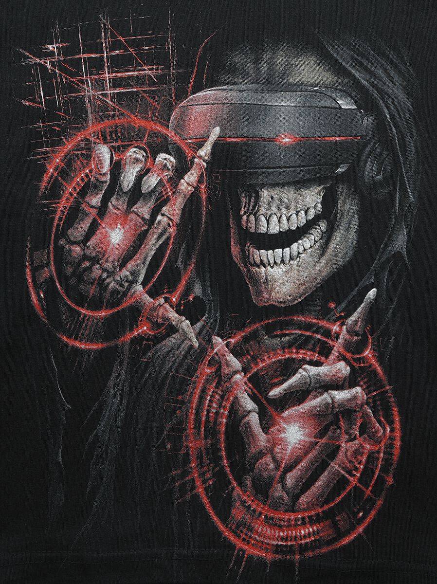 EMP "Kids - Cyber Death" T-Shirt schwarz von Spiral Auslauf