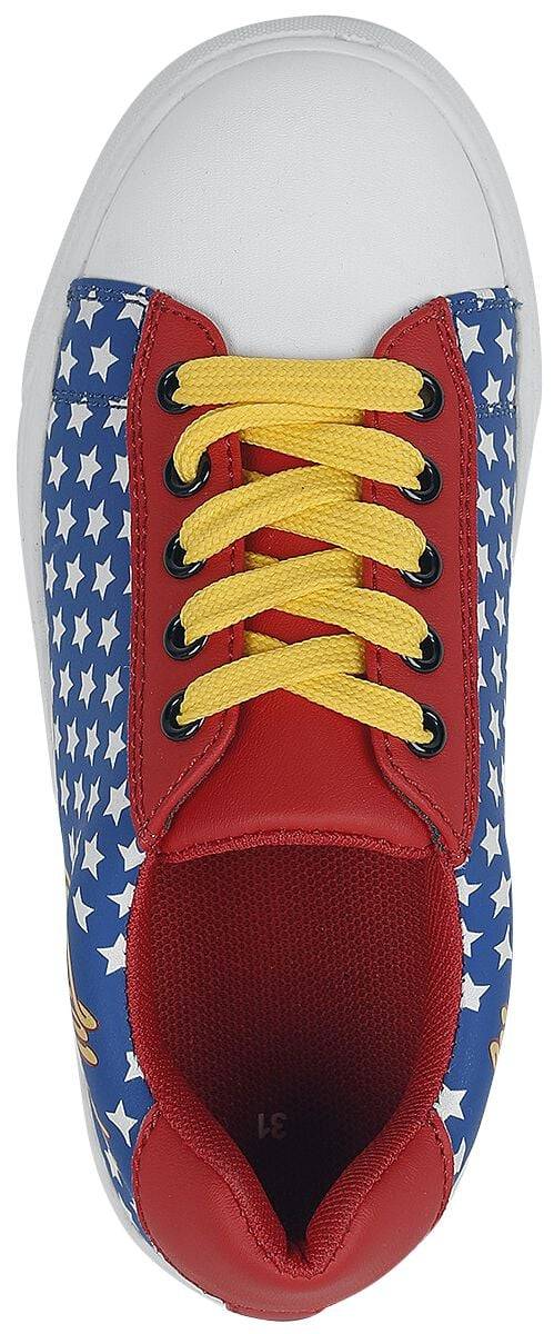EMP "Kids - Stars" Kinder Sneaker blau/rot von Wonder Woman Fabrikverkauf