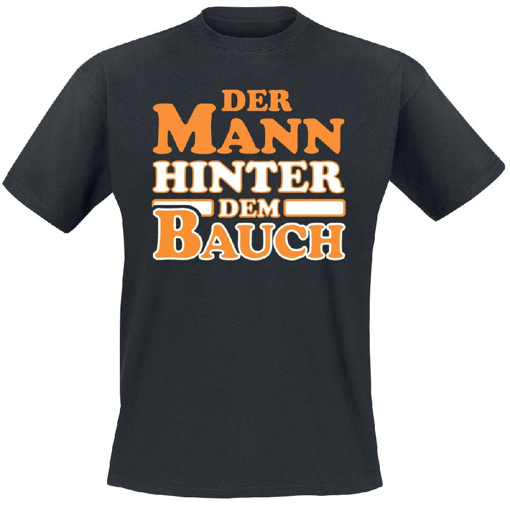 EMP "Der Mann hinter dem Bauch" T-Shirt schwarz von Sprüche
