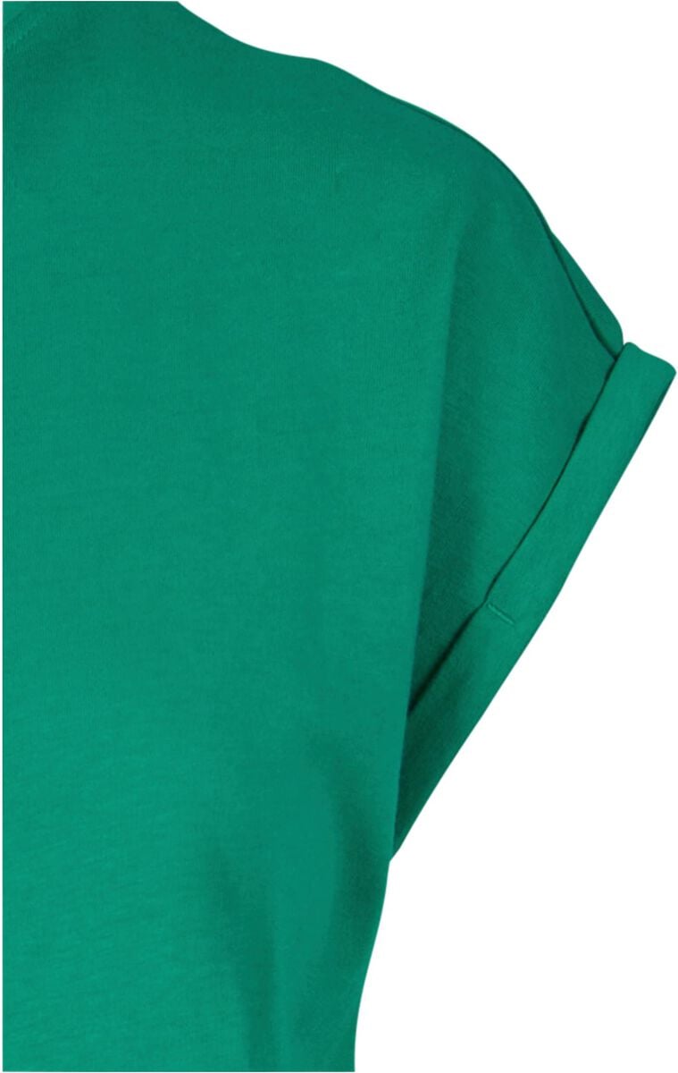 EMP "Ladies Long Extended Shoulder Dress" Langes Kleid grün von Urban Classics Günstiger Verkauf