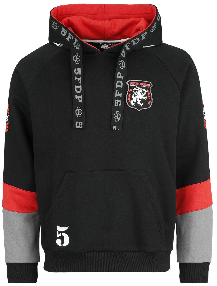 EMP "EMP Signature Collection" Kapuzenpullover schwarz/grau/rot von Five Finger Death Punch