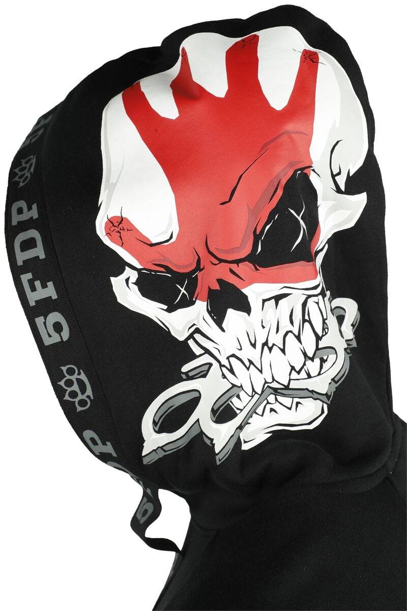 EMP "EMP Signature Collection" Kapuzenpullover schwarz/grau/rot von Five Finger Death Punch Angebote