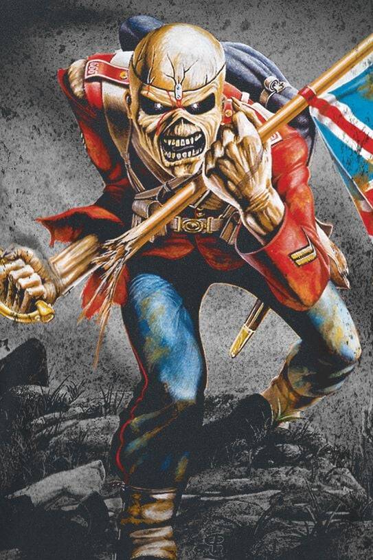 EMP "TheTrooper" T-Shirt schwarz von Iron Maiden Schlussverkauf