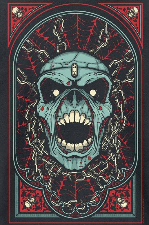 EMP "Piece Of Mind" T-Shirt schwarz von Iron Maiden Günstiger Verkauf