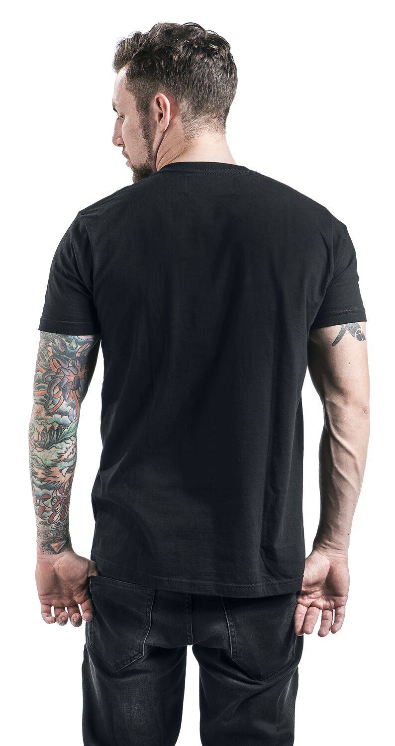 EMP "Stencil Black" T-Shirt schwarz von Red Hot Chili Peppers Fabrikverkauf