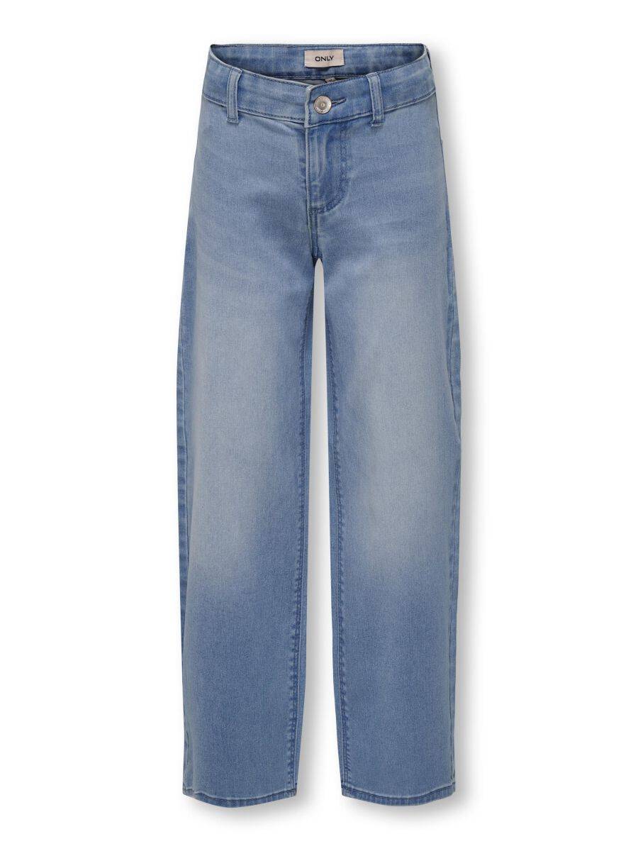 EMP "Kogsylvie Cleasn Wide Leg LB DNM PIM" Jeans hellblau von Kids ONLY