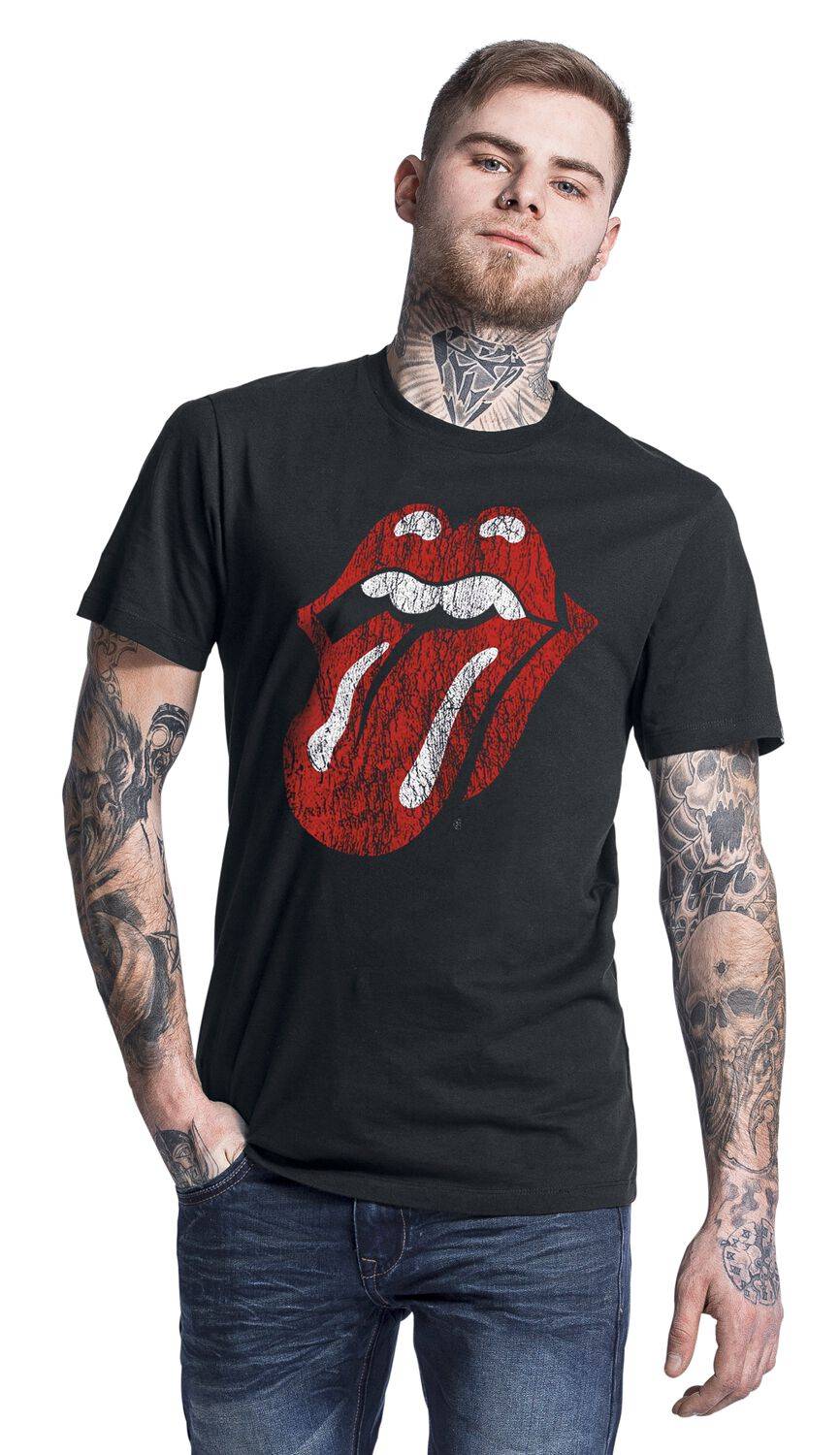 EMP "Classic Tongue" T-Shirt schwarz von The Rolling Stones Auslauf