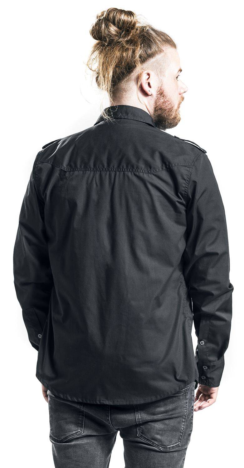 EMP "Rockstar Shirt Longsleeve" Langarmhemd schwarz von Brandit Angebote