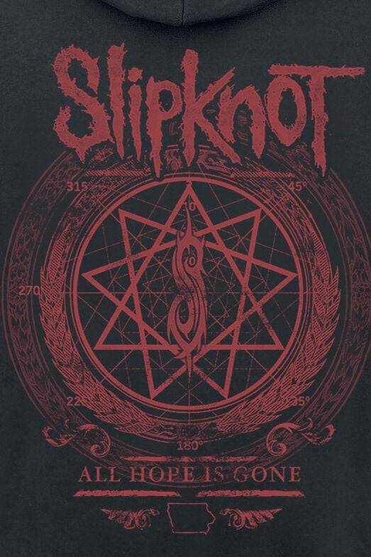 EMP "Blurry" Kapuzenpullover schwarz von Slipknot Fabrikverkauf