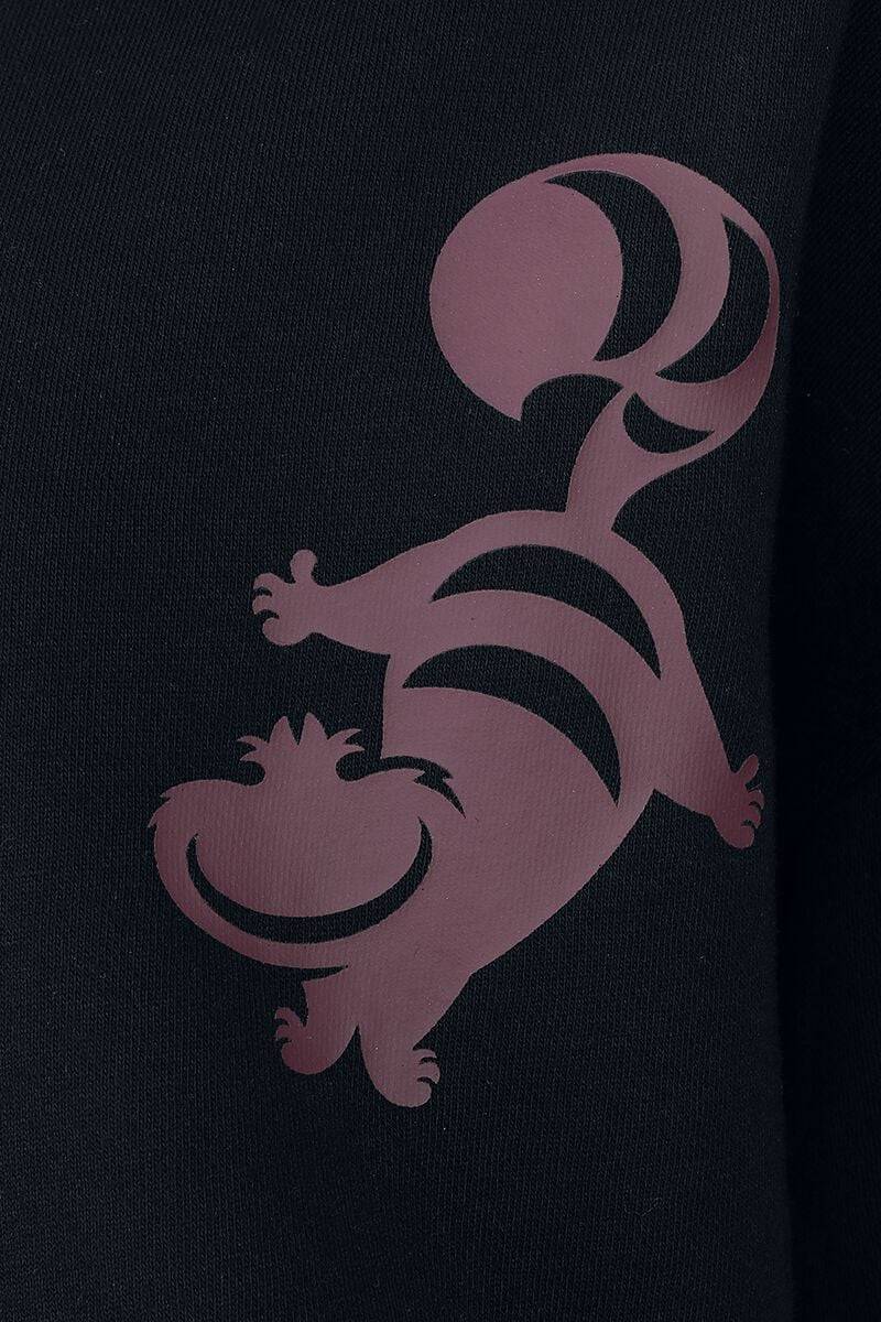 EMP "Everyone here is Mad" Kapuzenpullover schwarz/lila von Alice im Wunderland Meist gekauft