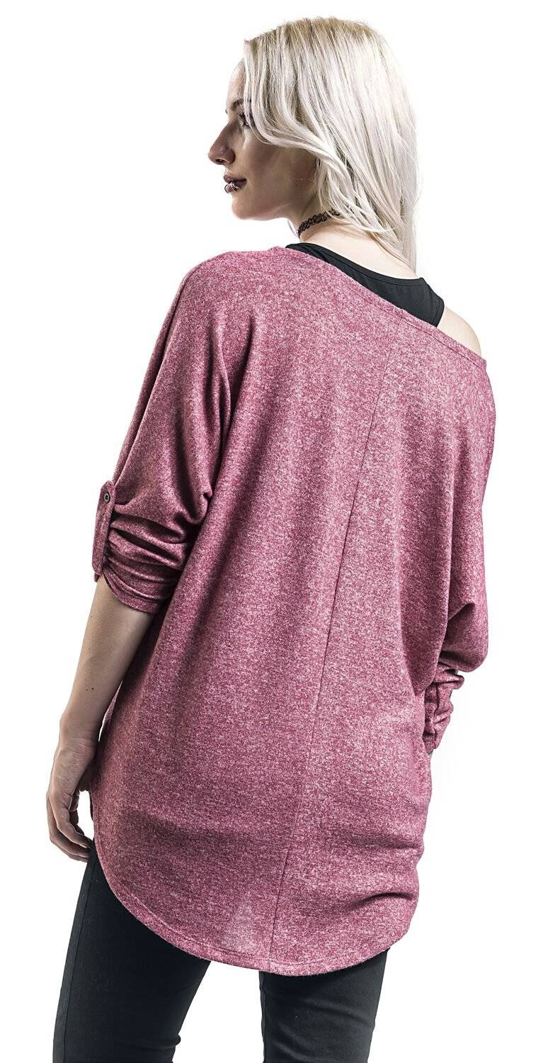 EMP Langarmshirt bordeaux/schwarz von RED by EMP Outlet
