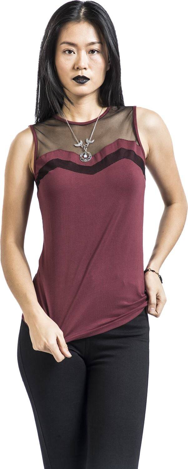 EMP Top rot von Rock Rebel by EMP Auslauf