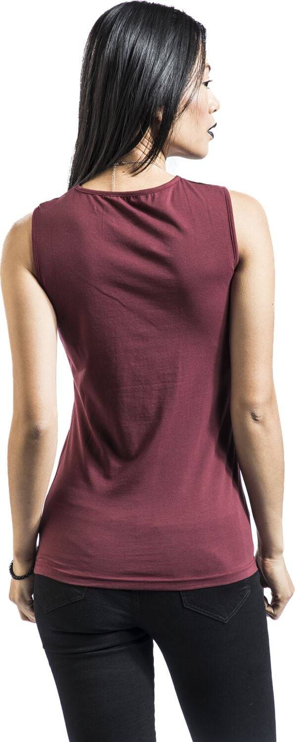 EMP Top rot von Rock Rebel by EMP Auslauf