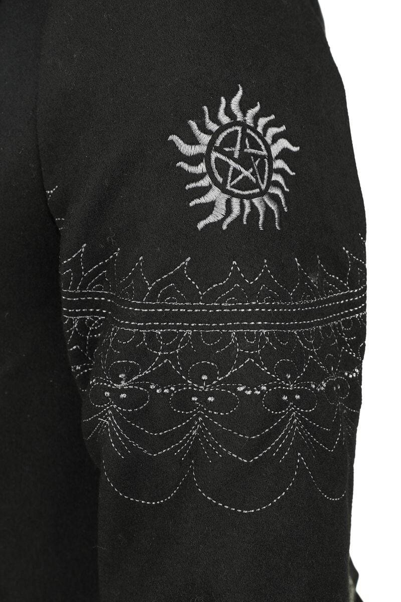 EMP "Devil's Trap" Wintermantel schwarz von Supernatural Verkauf
