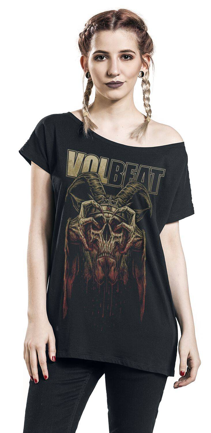 EMP "Bleeding Crown Skull" T-Shirt schwarz von Volbeat Online