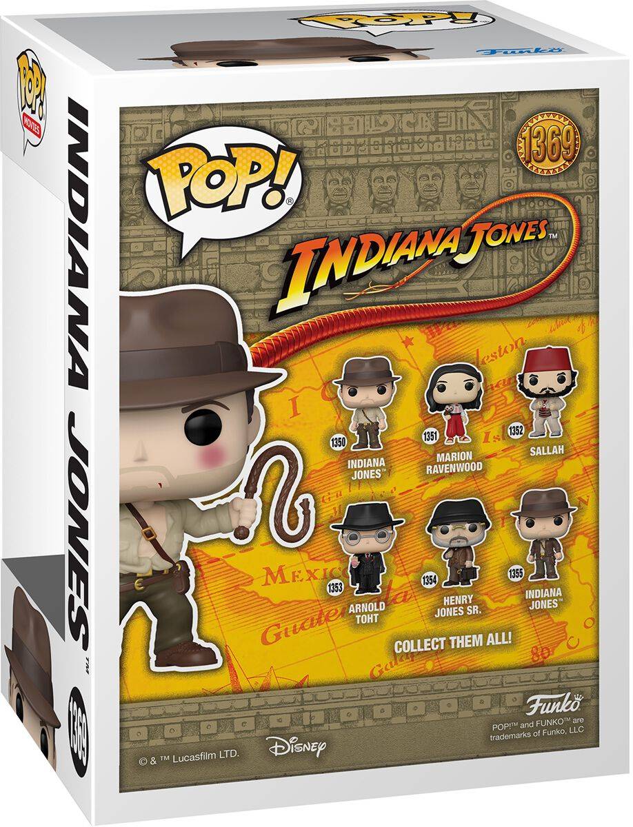 EMP "Indiana Jones und der Tempel des Todes - Indiana Jones Vinyl Figur 1369" Funko Pop! multicolor von Indiana Jones Online