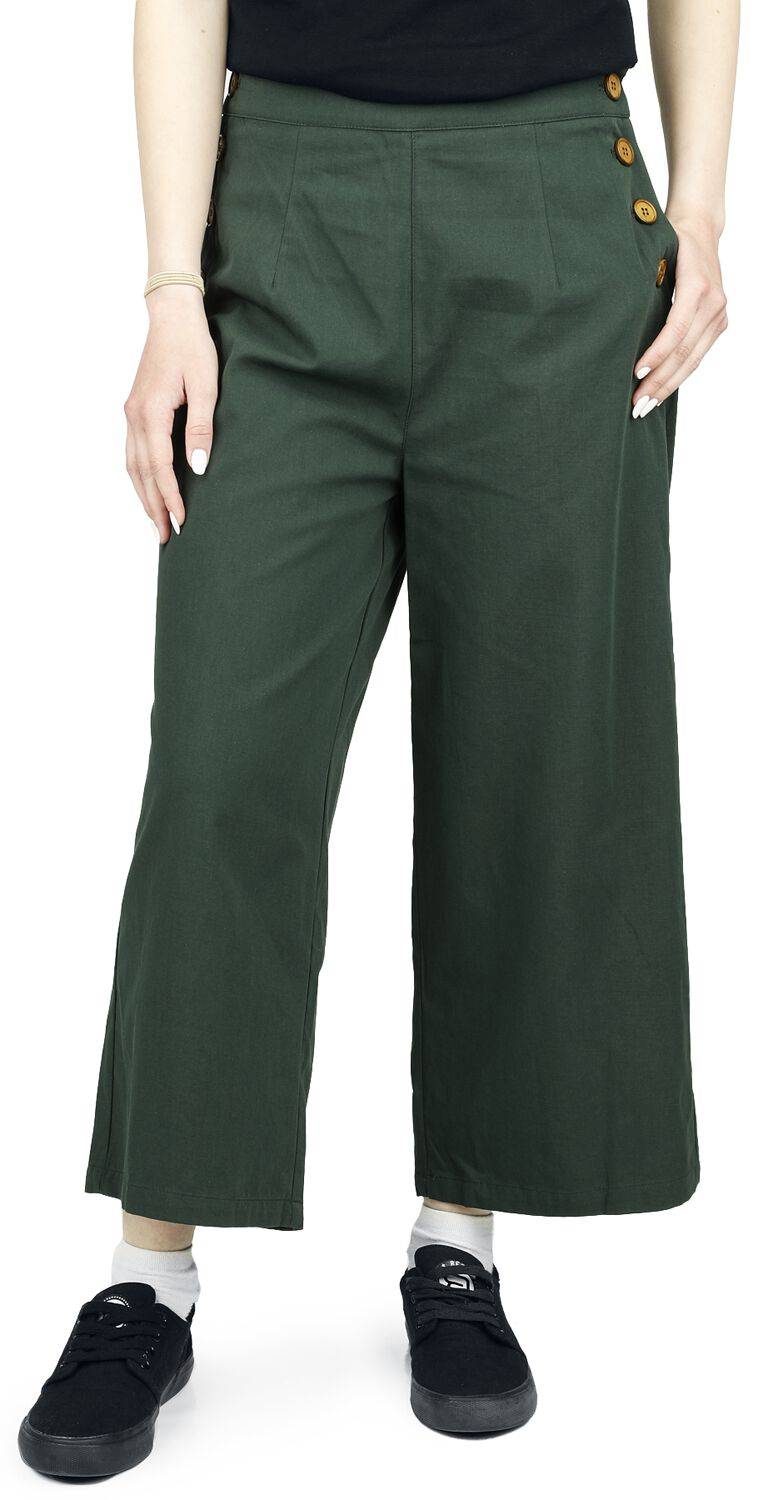 EMP "Pretty Perfect Trousers" Stoffhose grün von Banned Retro Günstiger Verkauf