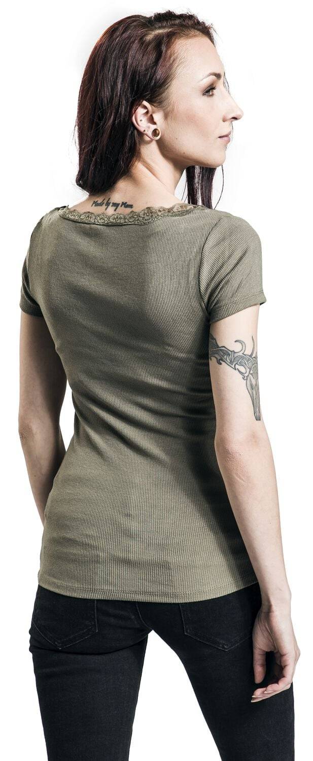 EMP "Mariella" T-Shirt khaki von Hailys Meist gekauft