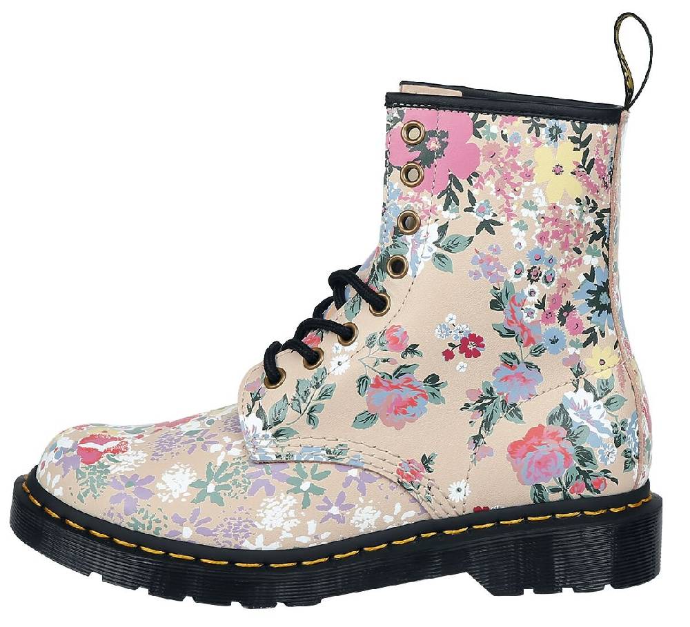 EMP "1460 8 Eye Boot Floral Mash Up Backhand" Boot multicolor von Dr. Martens Auslauf
