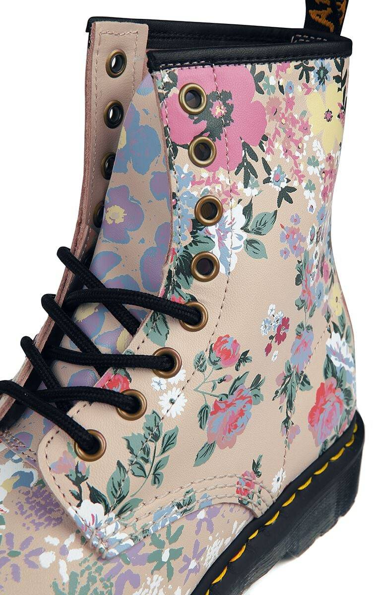 EMP "1460 8 Eye Boot Floral Mash Up Backhand" Boot multicolor von Dr. Martens Auslauf