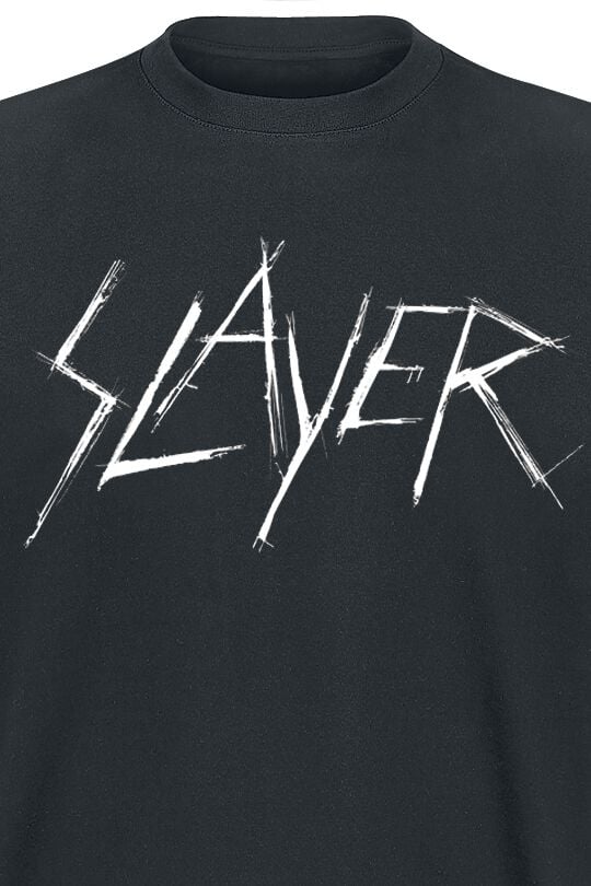 EMP "Scratchy Logo" T-Shirt schwarz von Slayer im Angebot